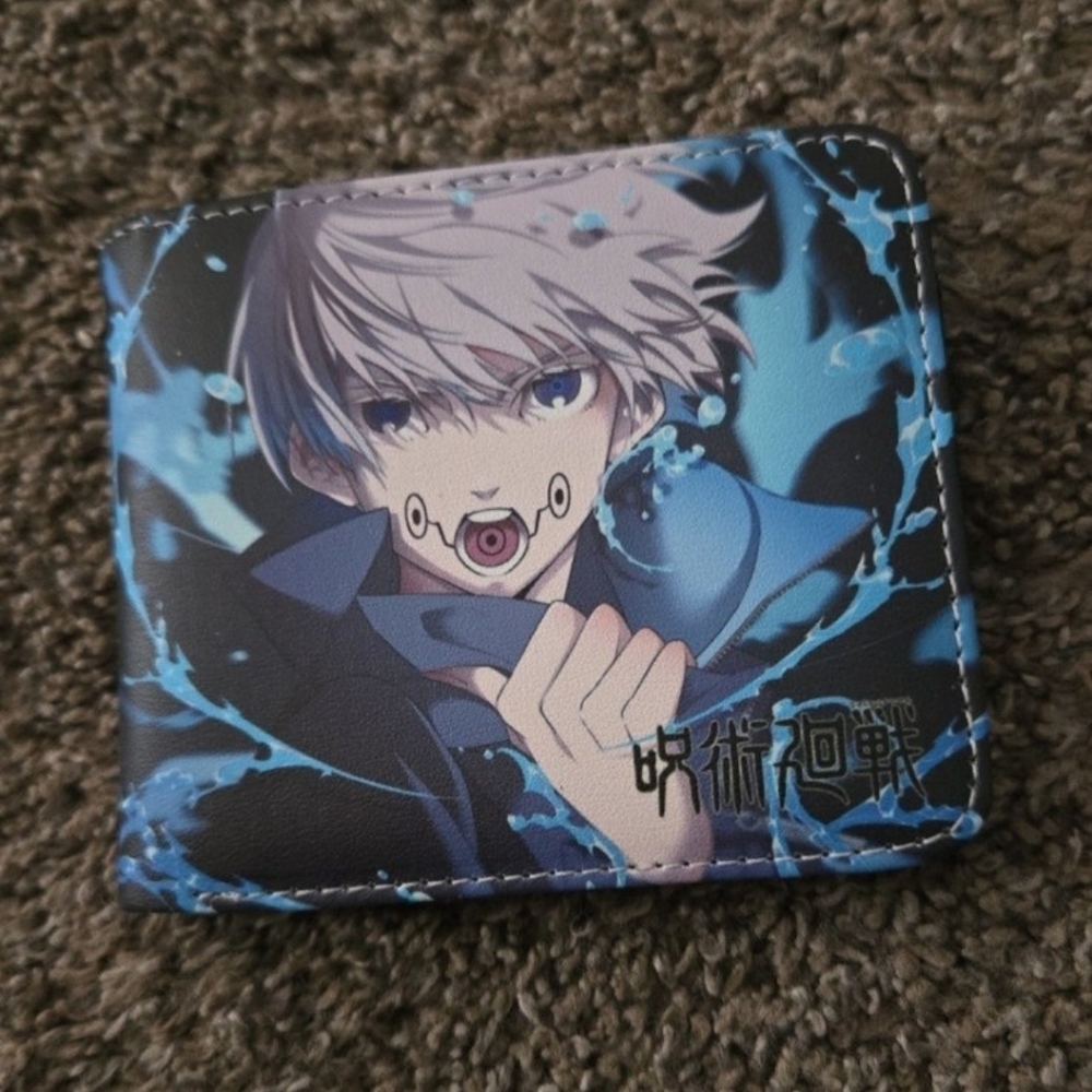 New Jujutsu kaisen anime manga leather wallet